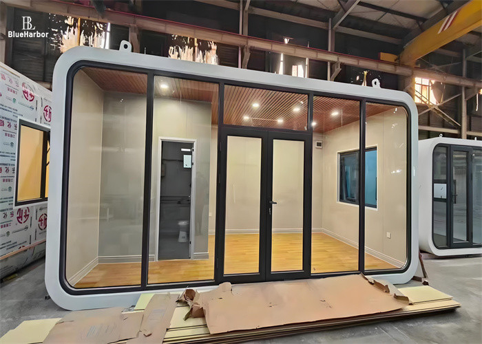 Lekki domek Apple Cabin, kapsuła magazynowa do mieszkania i pracy