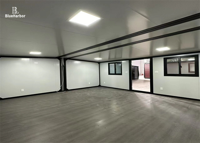 Stalowy / Aluminiowy Podwójny Skrzydło Rozszerzalny Dom Prefabrykowany Do Mieszkania Łatwa I Szybka Instalacja Rozszerzalny Od 18 Do 60 Meterów kwadratowych